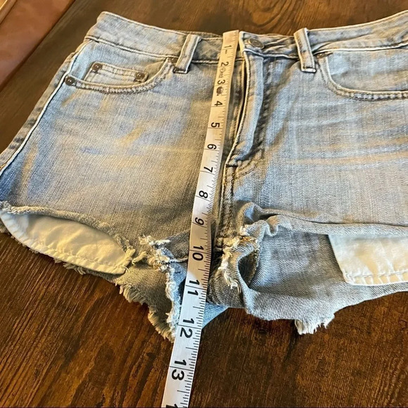 Talula denim light wash distressed shorts - Picture 12 of 15